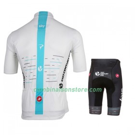 Combinaison Cycliste + Cuissard 2017 Team Sky Enfant N003